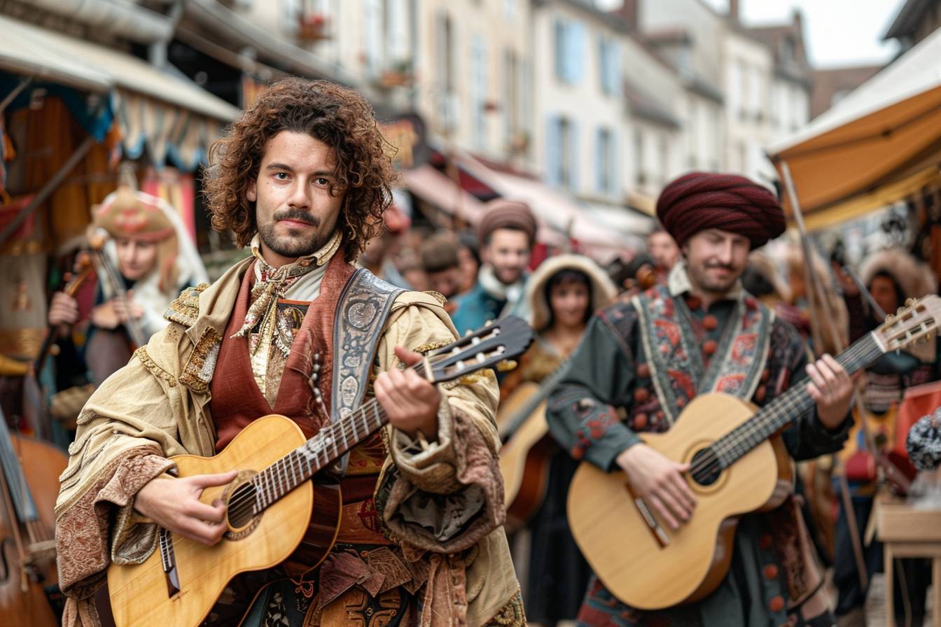 alt="Vue dynamique de Beauvais illustrant sa riche vie culturelle, avec des événements artistiques en plein cœur de la ville.